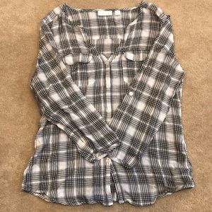 New York & Company Flannel button up